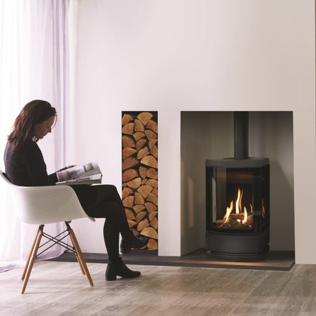 Gazco Loft Gas Stove - Balanced Flue
