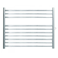 JIS - Newick Heated Towel Rail - Polished Stainless Steel