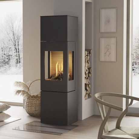 Rais Nexo 160 Gas Stove - Glass Door