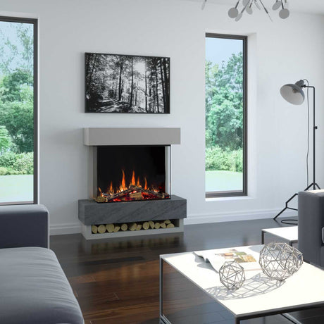 OER Icon Electric Fireplace Suite