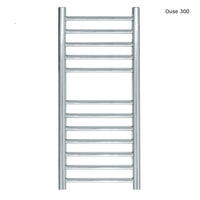 JIS - Ouse Heated Towel Rail - Polished stainless steel