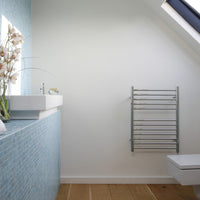JIS - Ouse Heated Towel Rail - Satin stainless steel