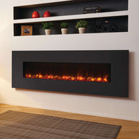 Gazco Radiance 150W Wall Mounted Steel Electric Fire - Graphite