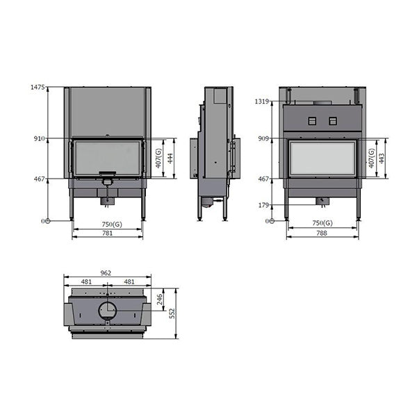 Rais Visio 2:1 Tunnel Burning Stove