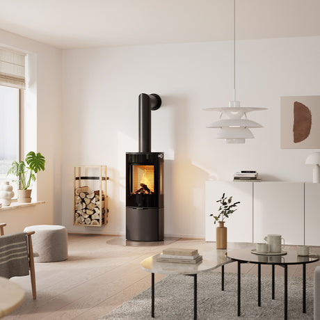 Rais Caro 110 Wood Burning Stove - Glass Door