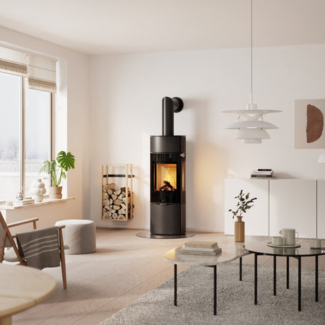 Rais Caro 130 Wood Burning Stove - Glass Door