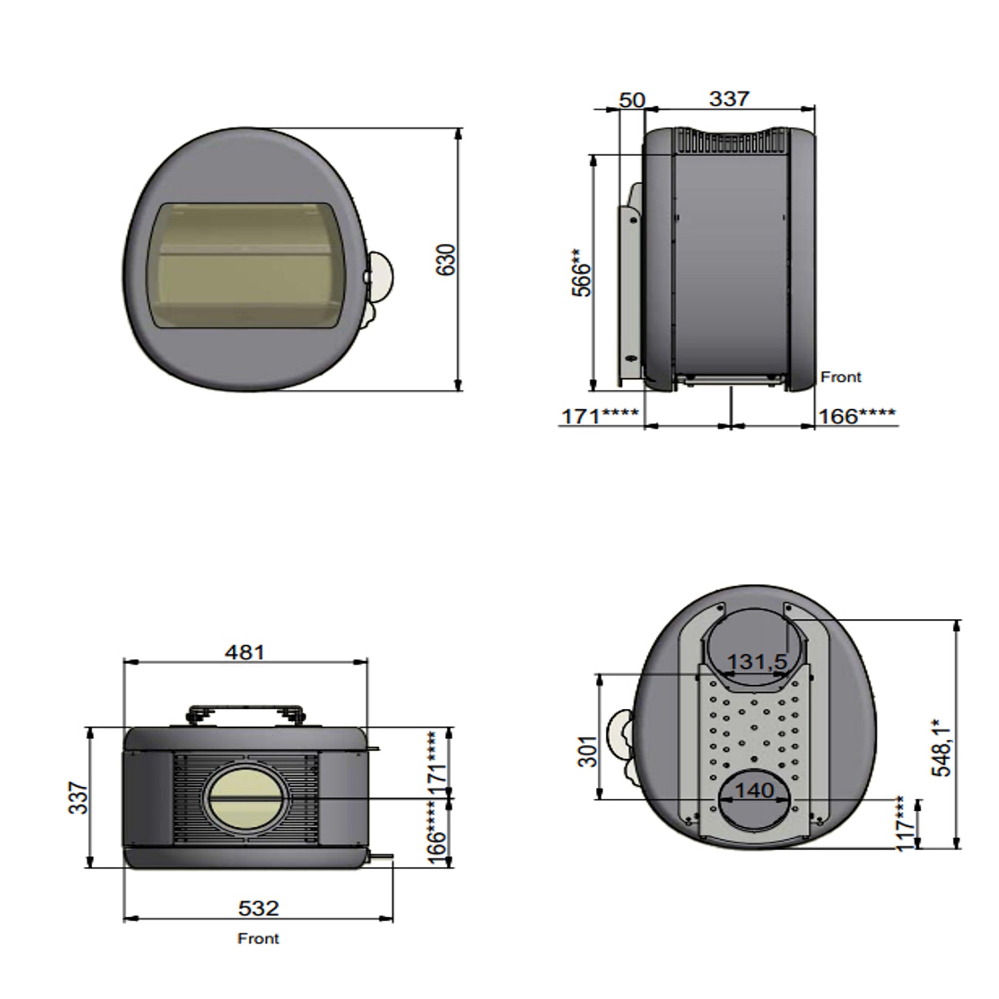 Scan 66-1 Wood Burning Stove