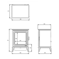 Gazco Sheraton 5 Electric Stove - Showroom Exclusive