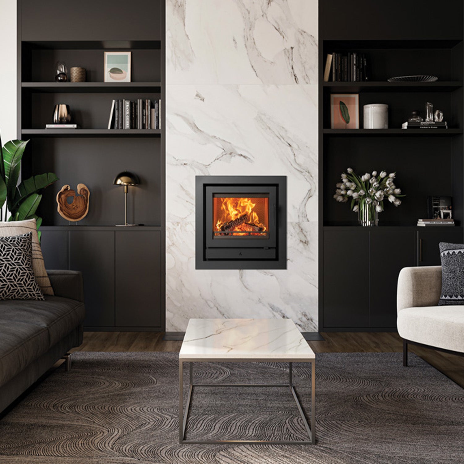 Stovax Riva2 50 Inset Fire - Wood Burning - Showroom Exclusive