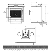 Stovax Riva2 50 Inset Fire - Wood Burning - Showroom Exclusive