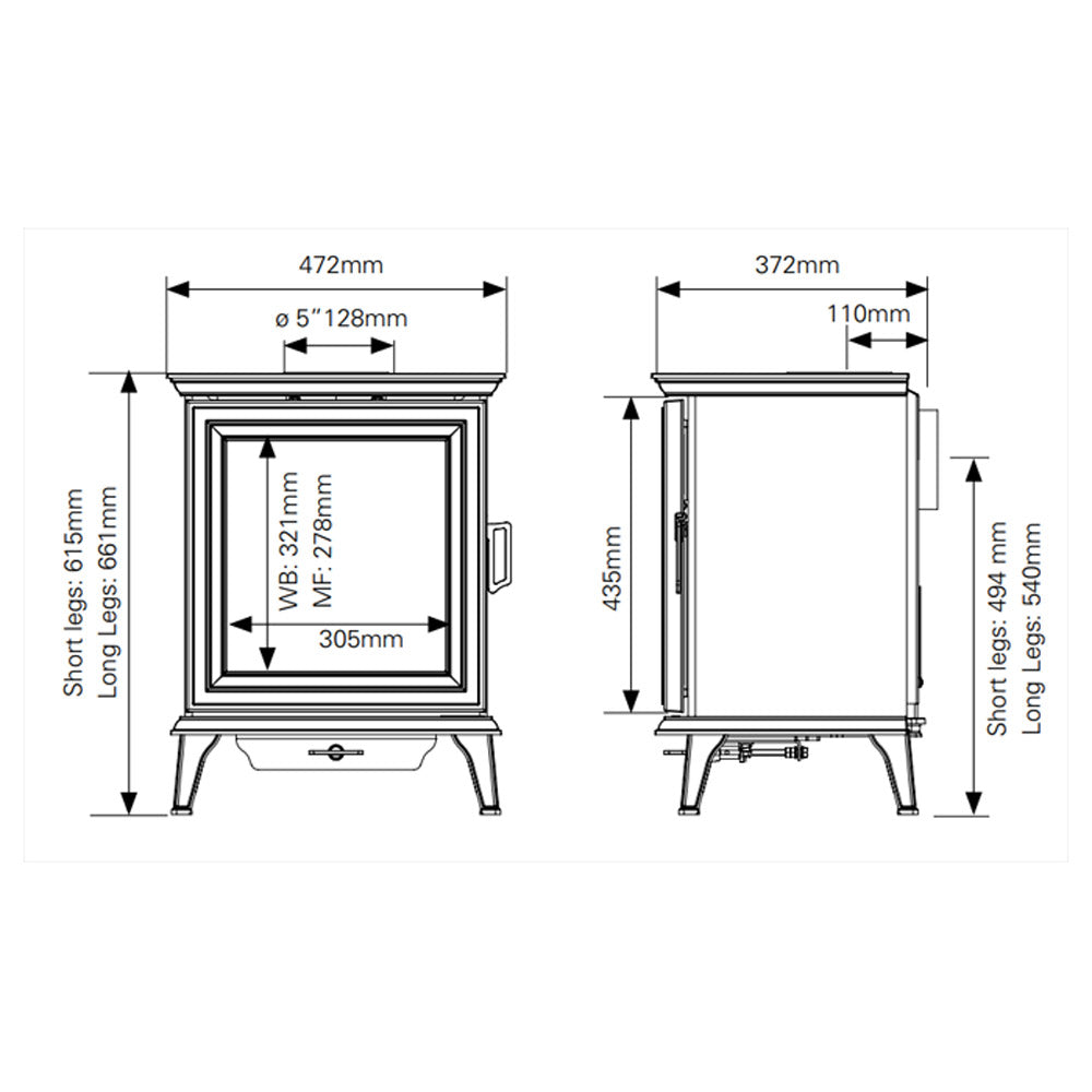 Stovax Sheraton 5 - Wood Burning Stove