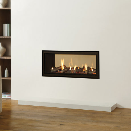 Gazco Studio Duplex Glass Fronted Inset Gas Fire - Balanced Flue