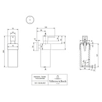 Villeroy & Boch Elements Tender Soap Dispenser - Wall Mounted - Available In Various Colours