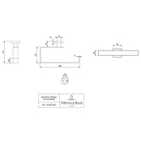 Villeroy & Boch Elements Striking Towel Ring - Available In Various Colours
