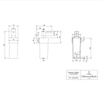 Villeroy & Boch Elements Striking Soap Dispenser Wall Mounted - Available In Various Colours