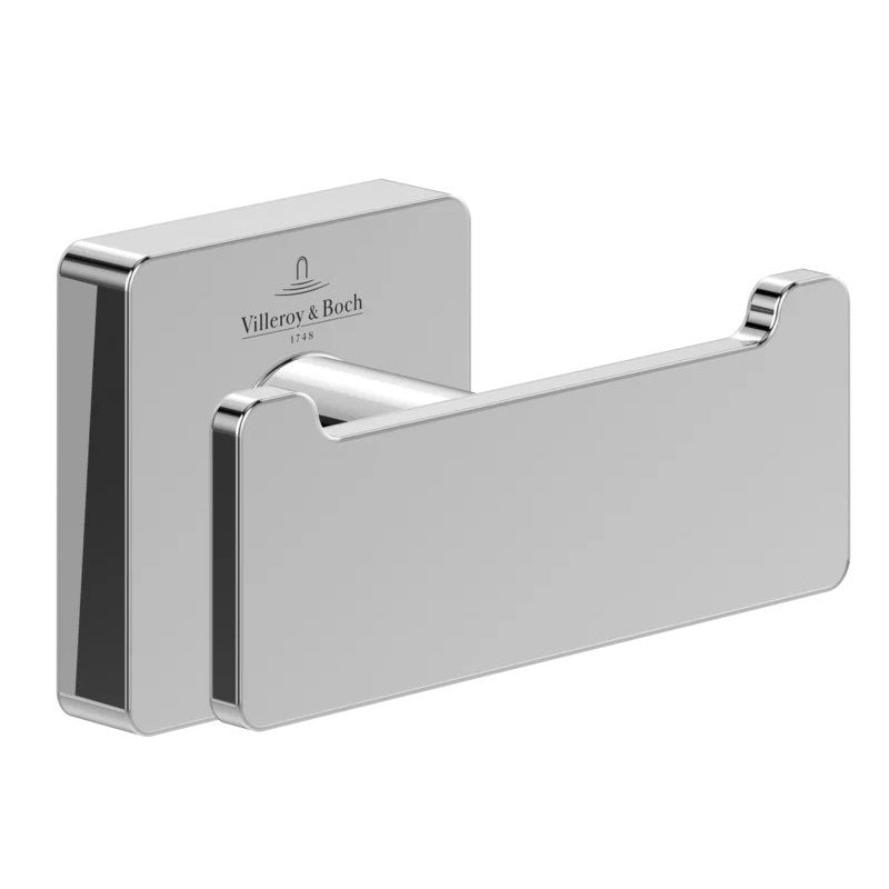 Villeroy & Boch Elements Striking Towel/Robe Hook Double - Available In Various Colours