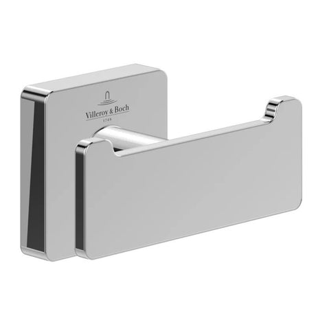 Villeroy & Boch Elements Striking Towel/Robe Hook Double - Available In Various Colours