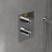 Villeroy & Boch Universal Dual Outlet Concealed Thermostat Valve - Available In Various Colours