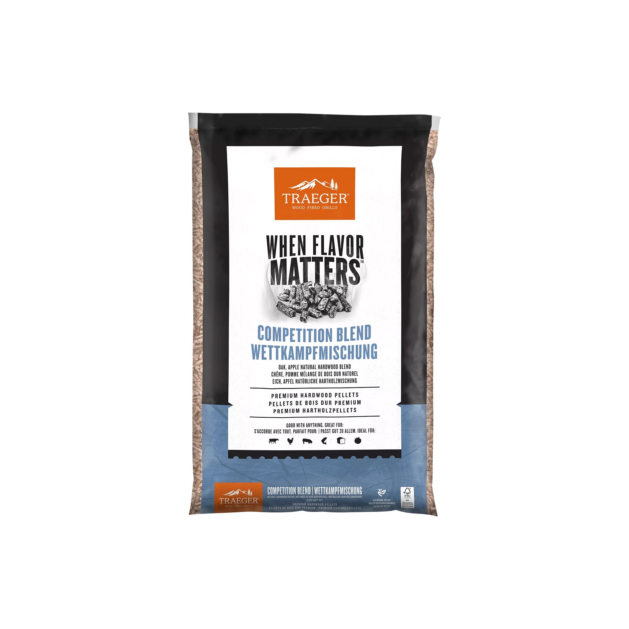 Traeger Pellets - Competition Blend Hardwood - 9kg