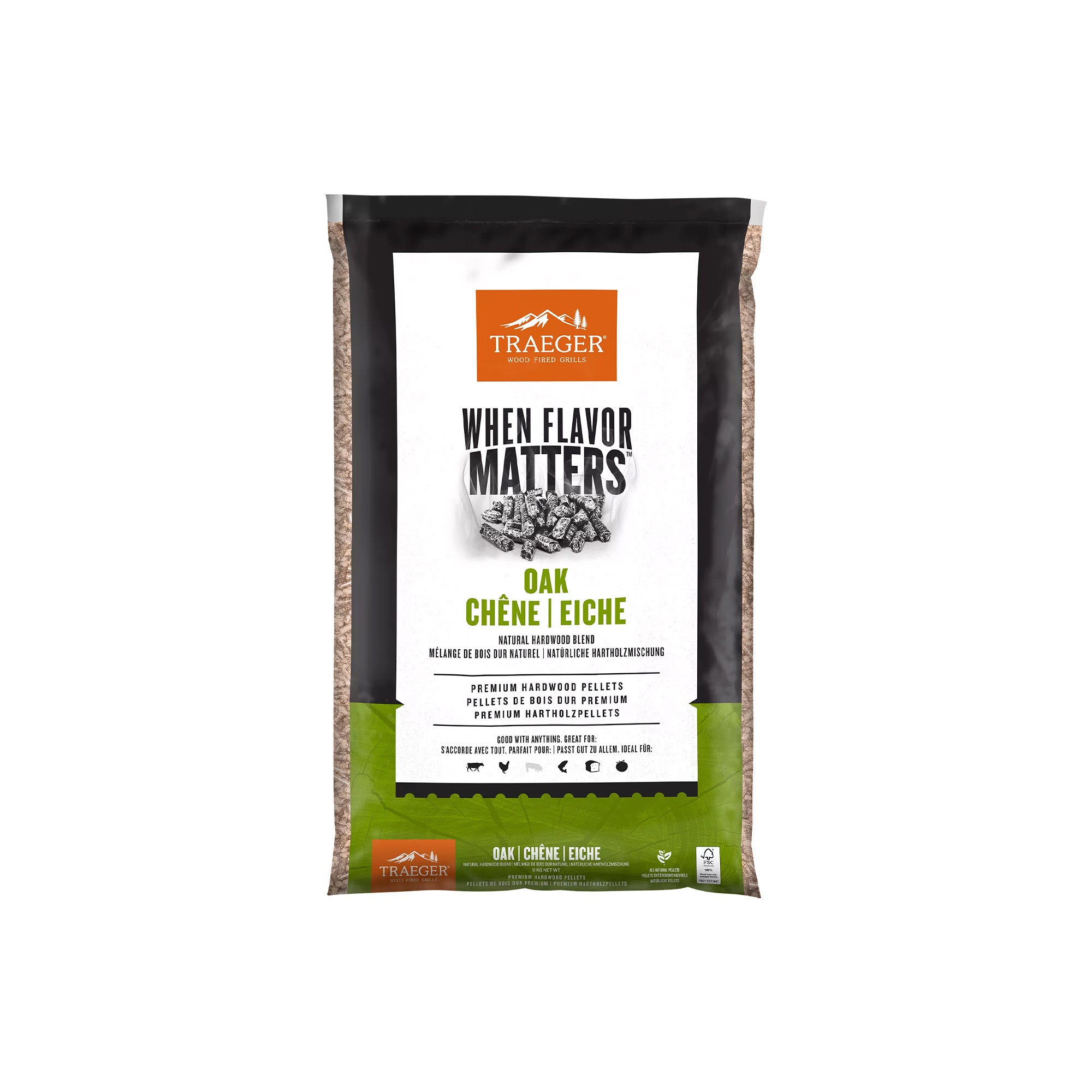 Traeger Pellets - Oak Blend Hardwood - 9kg