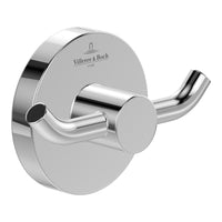 Villeroy & Boch Elements Tender Towel/Robe Hook Double - Available In Various Colours