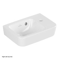 Villeroy & Boch O.novo Handwash Basin Compact with Overflow - Left/Right Tap Hole Options