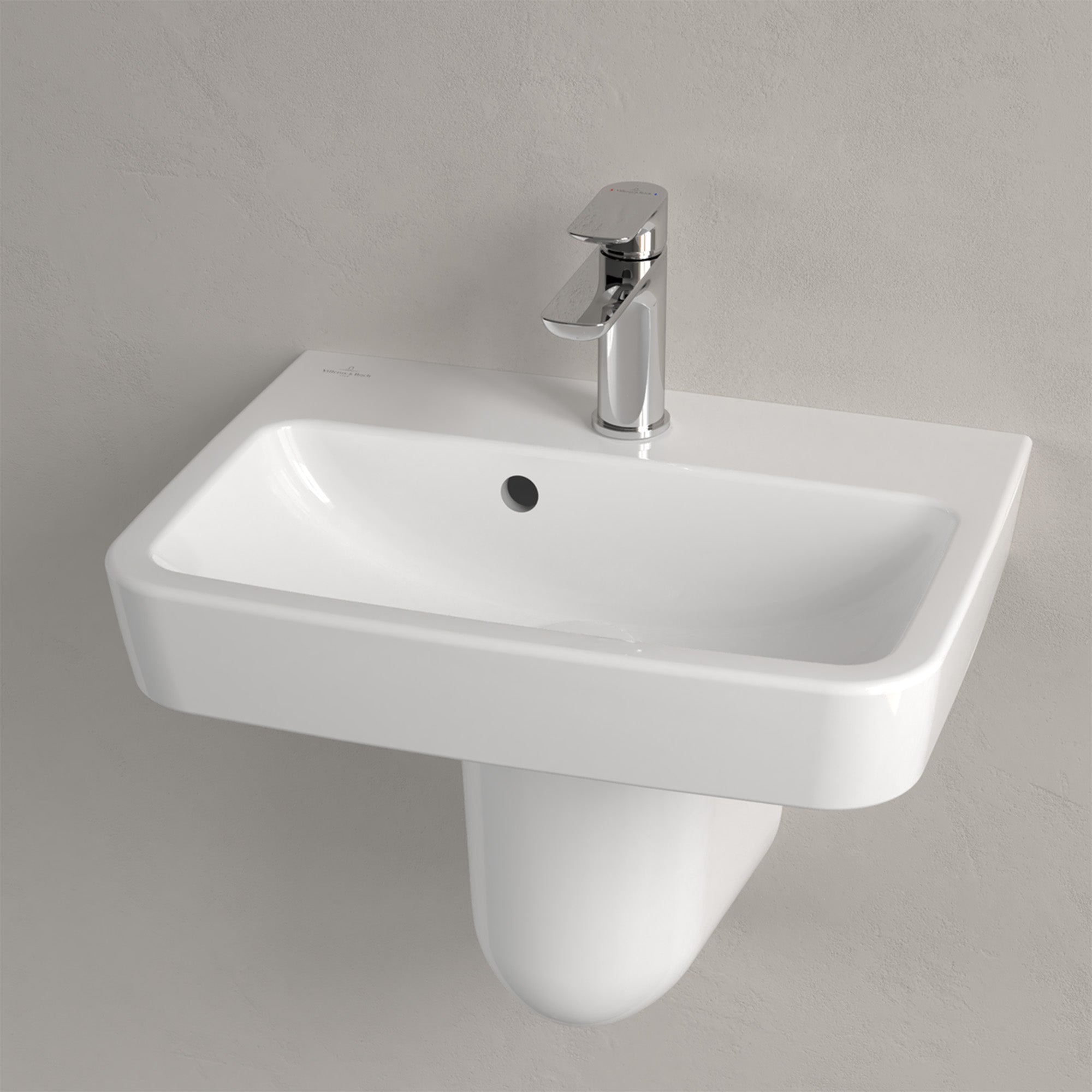 Villeroy & Boch O.novo Handwash Basin with Overflow - 500 x 370 x 160 mm