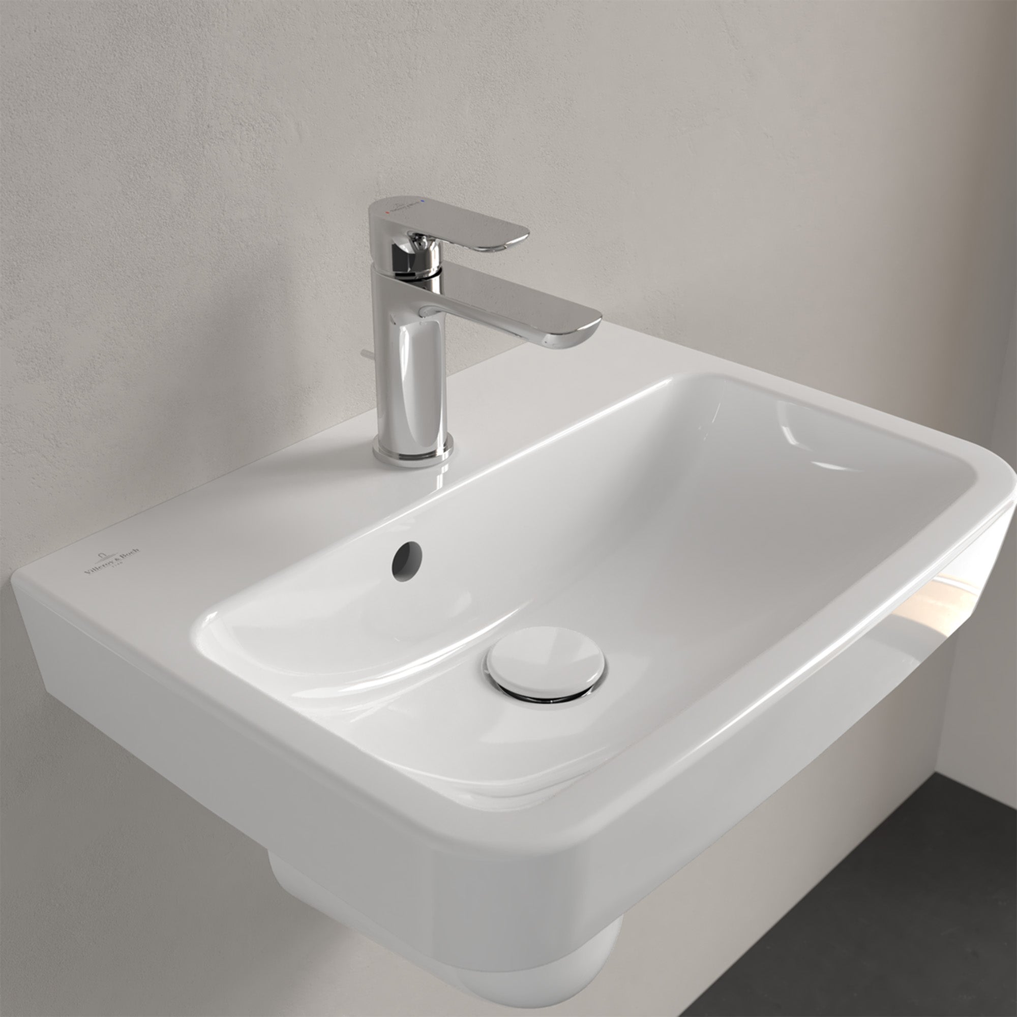 Villeroy & Boch O.novo Handwash Basin with Overflow - 500 x 370 x 160 mm