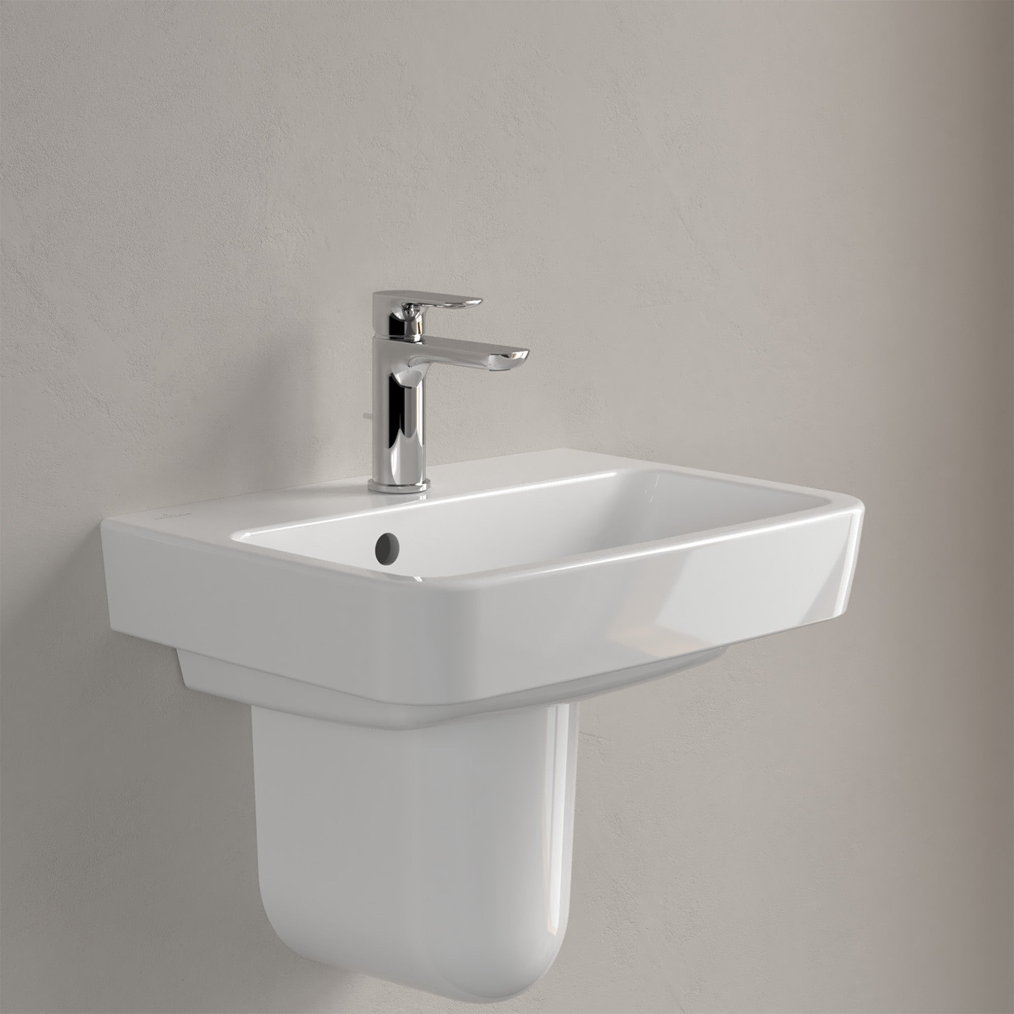 Villeroy & Boch O.novo Handwash Basin with Overflow - 500 x 370 x 160 mm