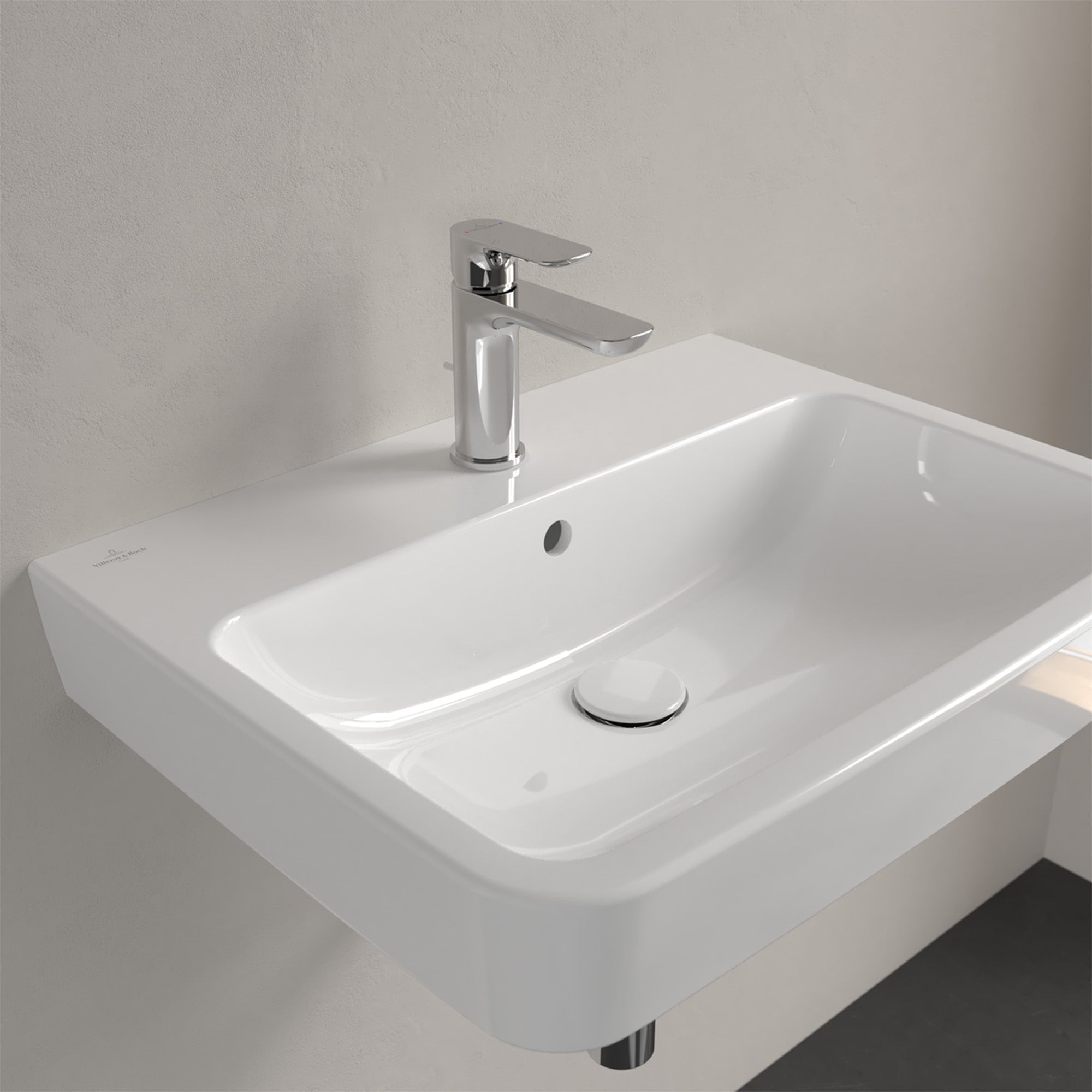 Villeroy & Boch O.novo Handwash Basin with Overflow - 600 x 460 x 175 mm