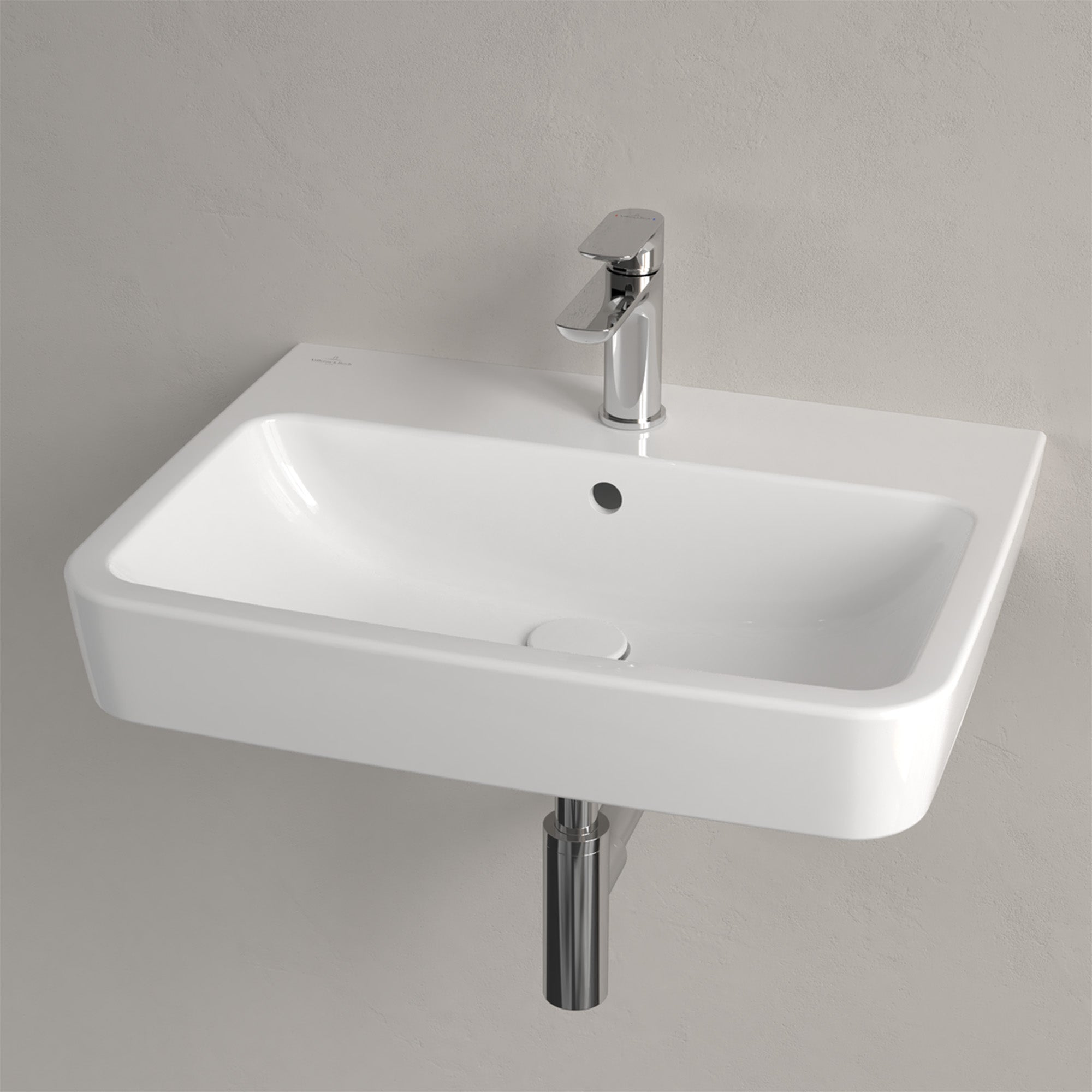 Villeroy & Boch O.novo Handwash Basin with Overflow - 600 x 460 x 175 mm