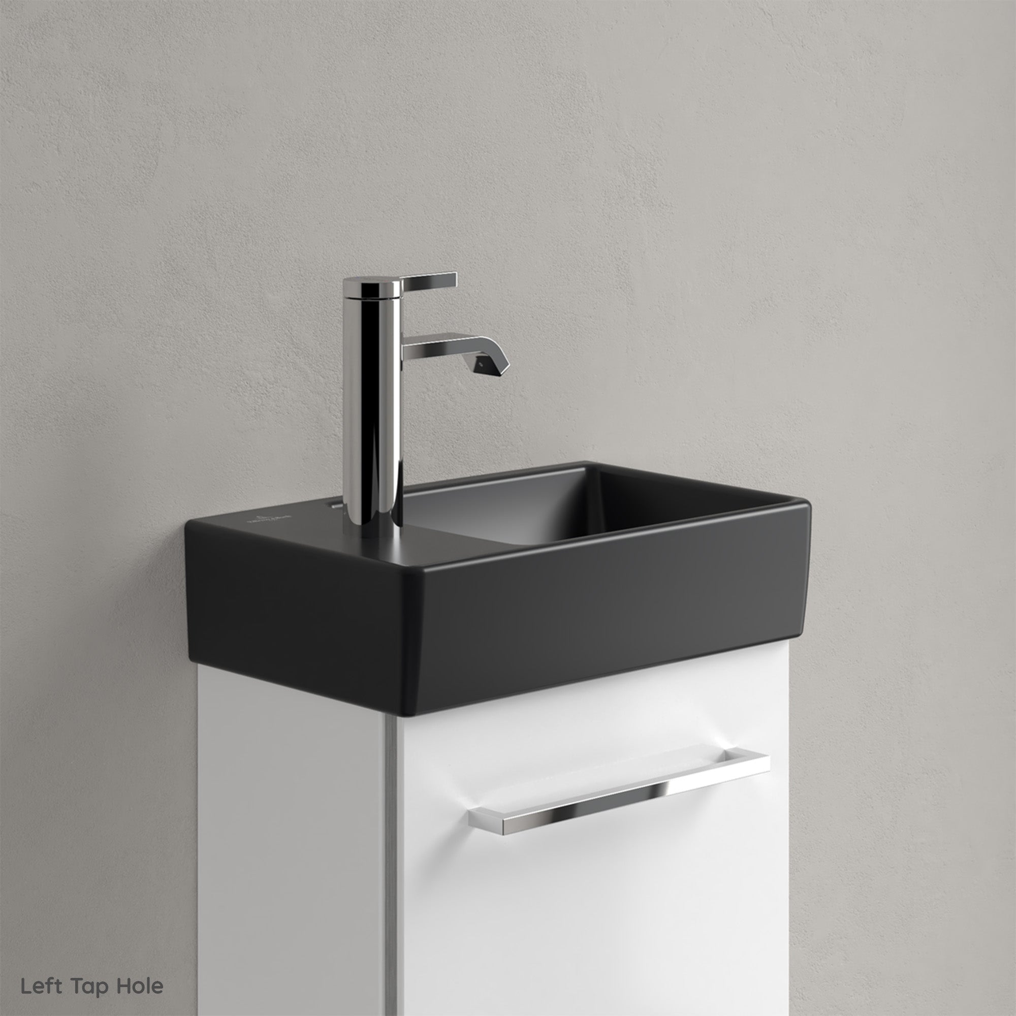 Villeroy & Boch Avento Handwash Basin - 360 x 220 x 110mm - Left/Right Tap Hole Options