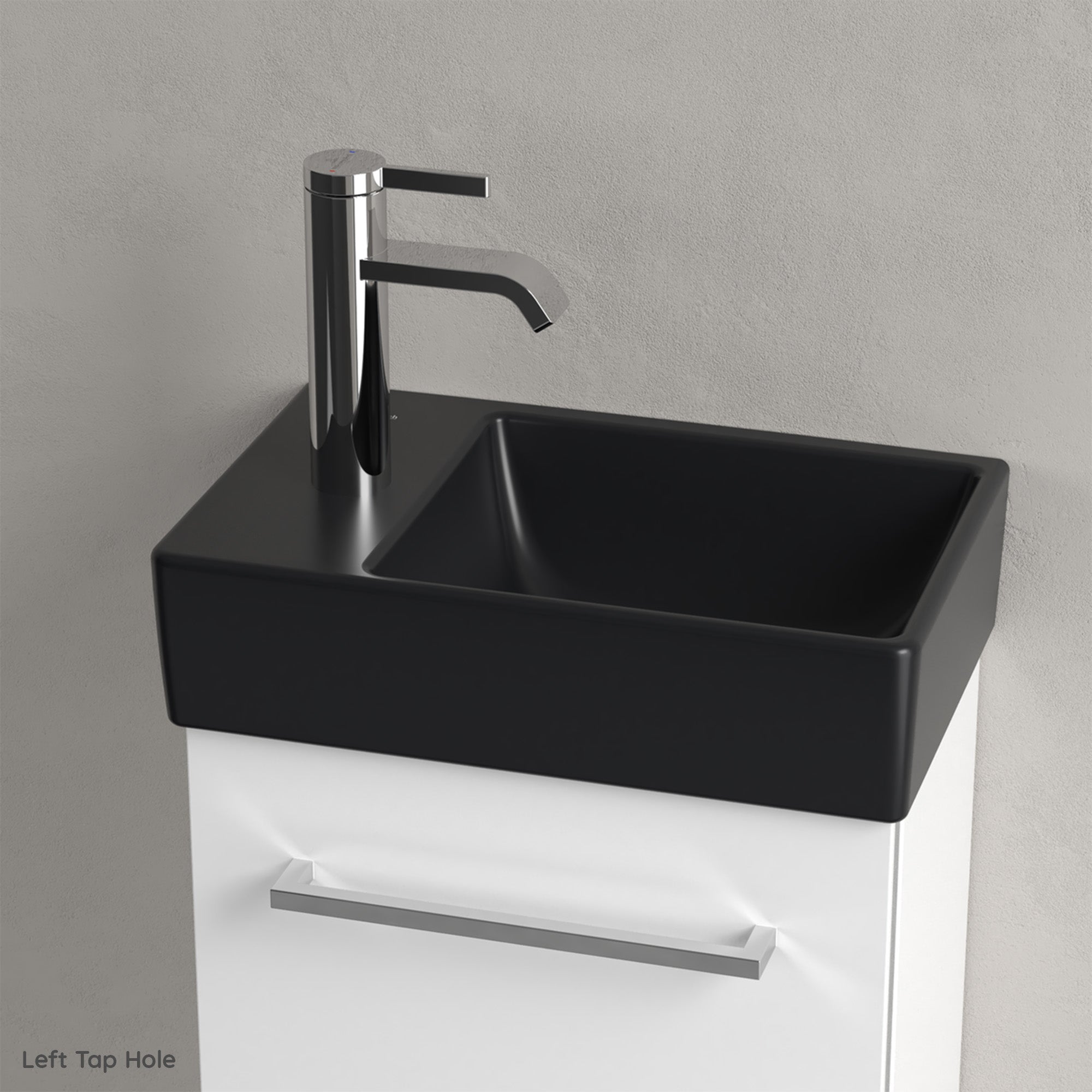 Villeroy & Boch Avento Handwash Basin - 360 x 220 x 110mm - Left/Right Tap Hole Options