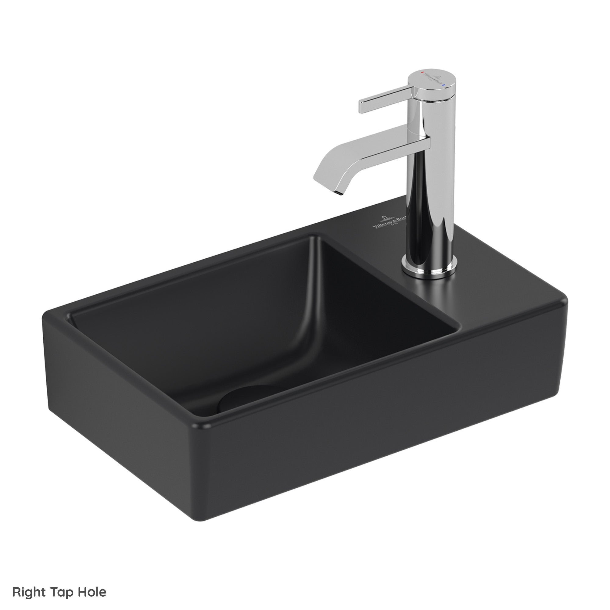 Villeroy & Boch Avento Handwash Basin - 360 x 220 x 110mm - Left/Right Tap Hole Options