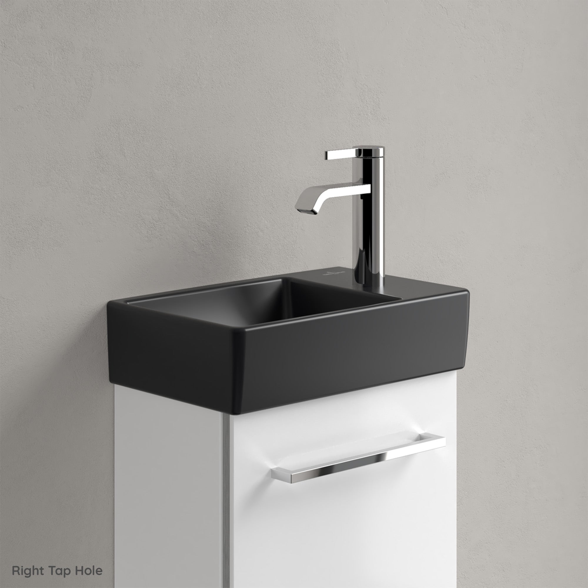 Villeroy & Boch Avento Handwash Basin - 360 x 220 x 110mm - Left/Right Tap Hole Options