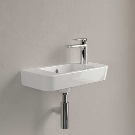 Villeroy & Boch O.novo Handwash Basin Compact with Overflow - Left/Right Tap Hole Options