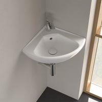 Villeroy & Boch O.novo Corner Handwash Basin Compact - 415 x 415 x 195mm
