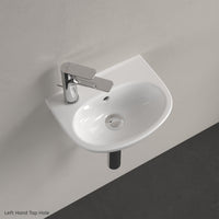 Villeroy & Boch O.novo Handwash Basin - 360 x 275 x 145mm - Left/Right Tap Hole Options