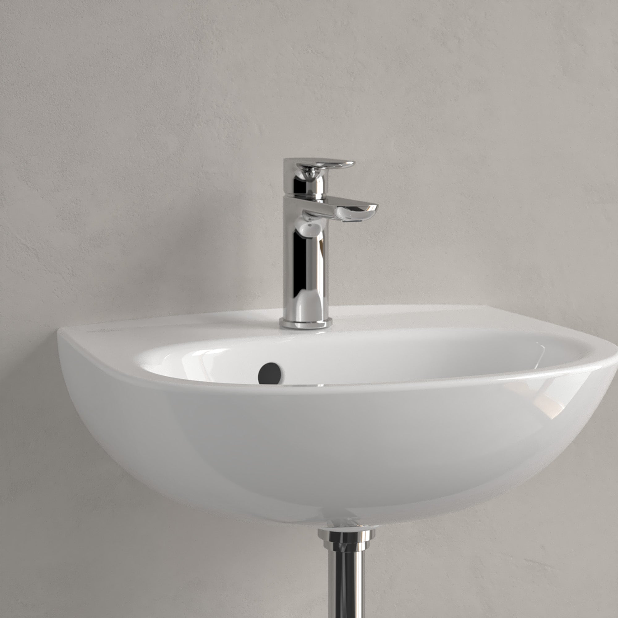 Villeroy & Boch O.novo Handwash Basin with Overflow - 450 x 360 x 160mm