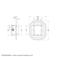 Villeroy & Boch O.novo Start Bath and Shower Mixer Single Lever - Wall Mounted