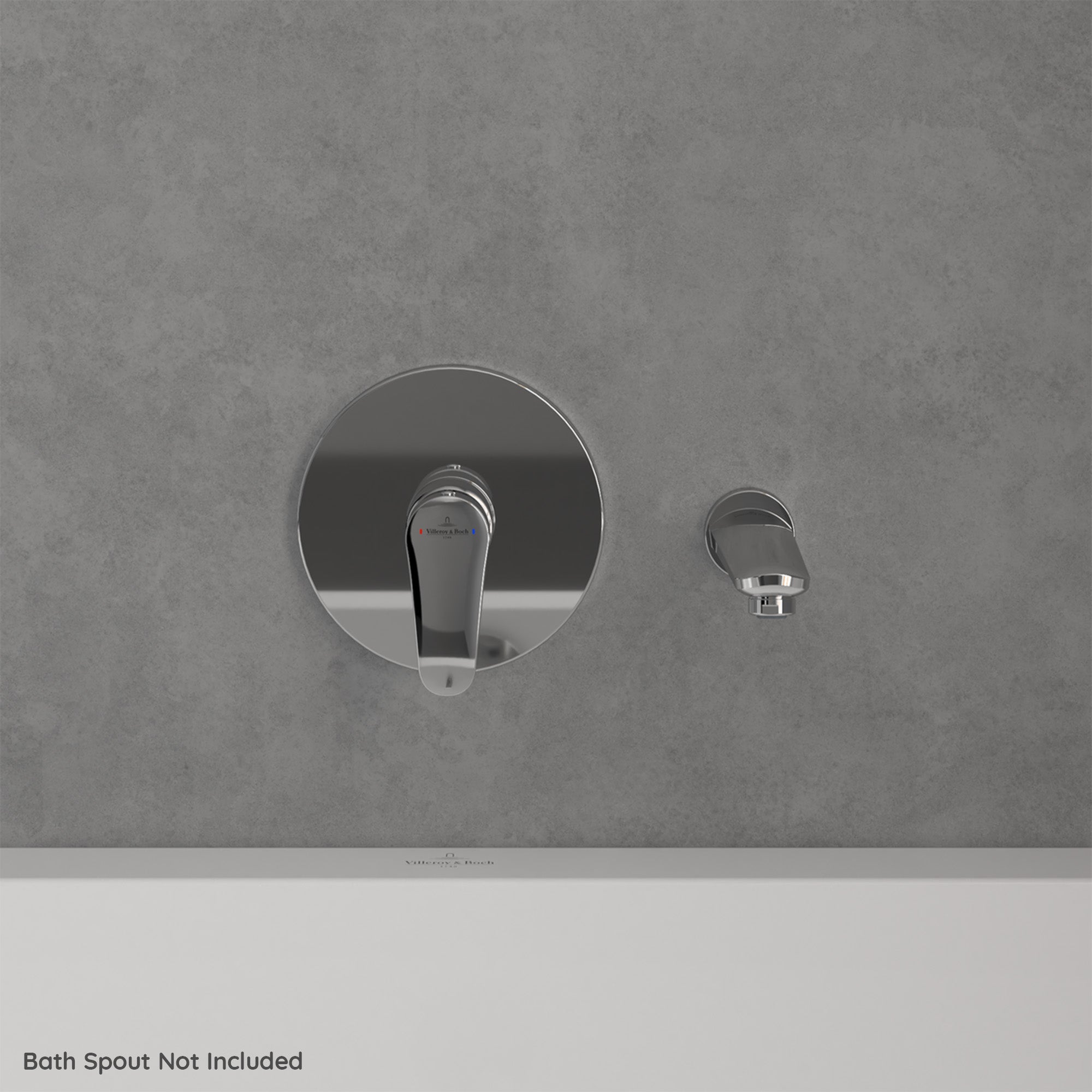 Villeroy & Boch O.novo Start Bath or Shower Mixer Single Lever - Wall Mounted