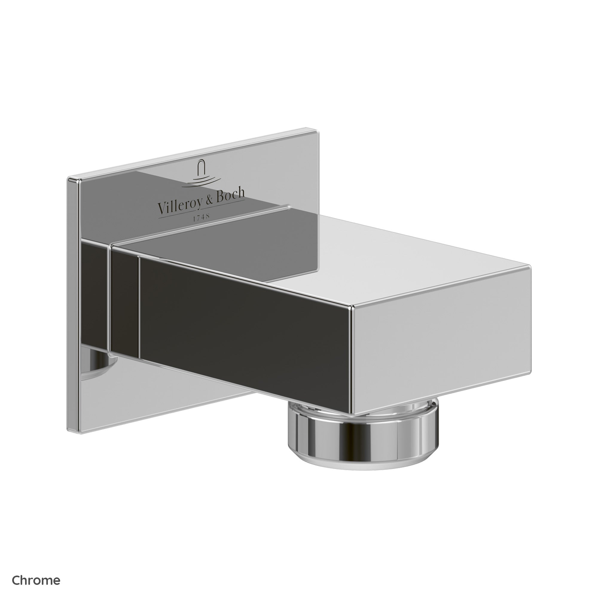 Villeroy & Boch Universal Shower Wall Outlet Square - Available in Various Colours