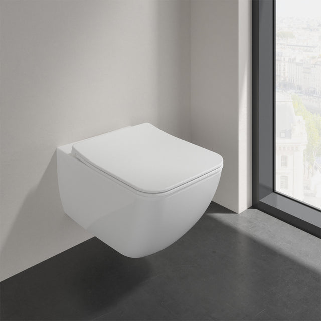 Villeroy & Boch Venticello Washdown Toilet Wall-Mounted - White Alpin