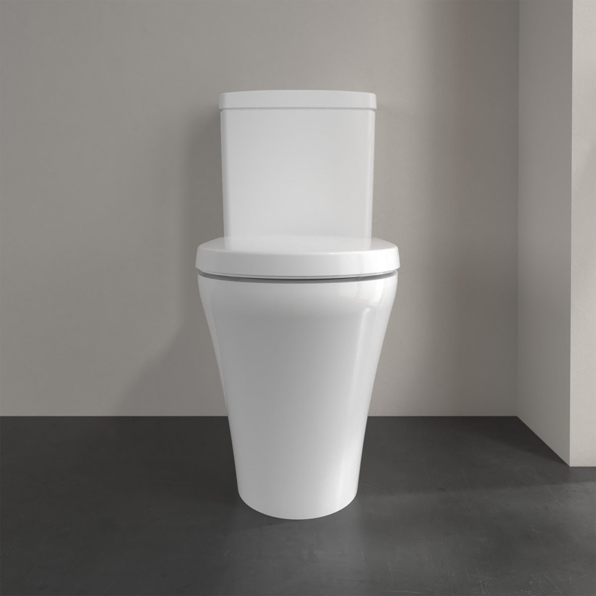 Villeroy & Boch O.novo Washdown Toilet Comfort Height - Close Coupled - White Alpin
