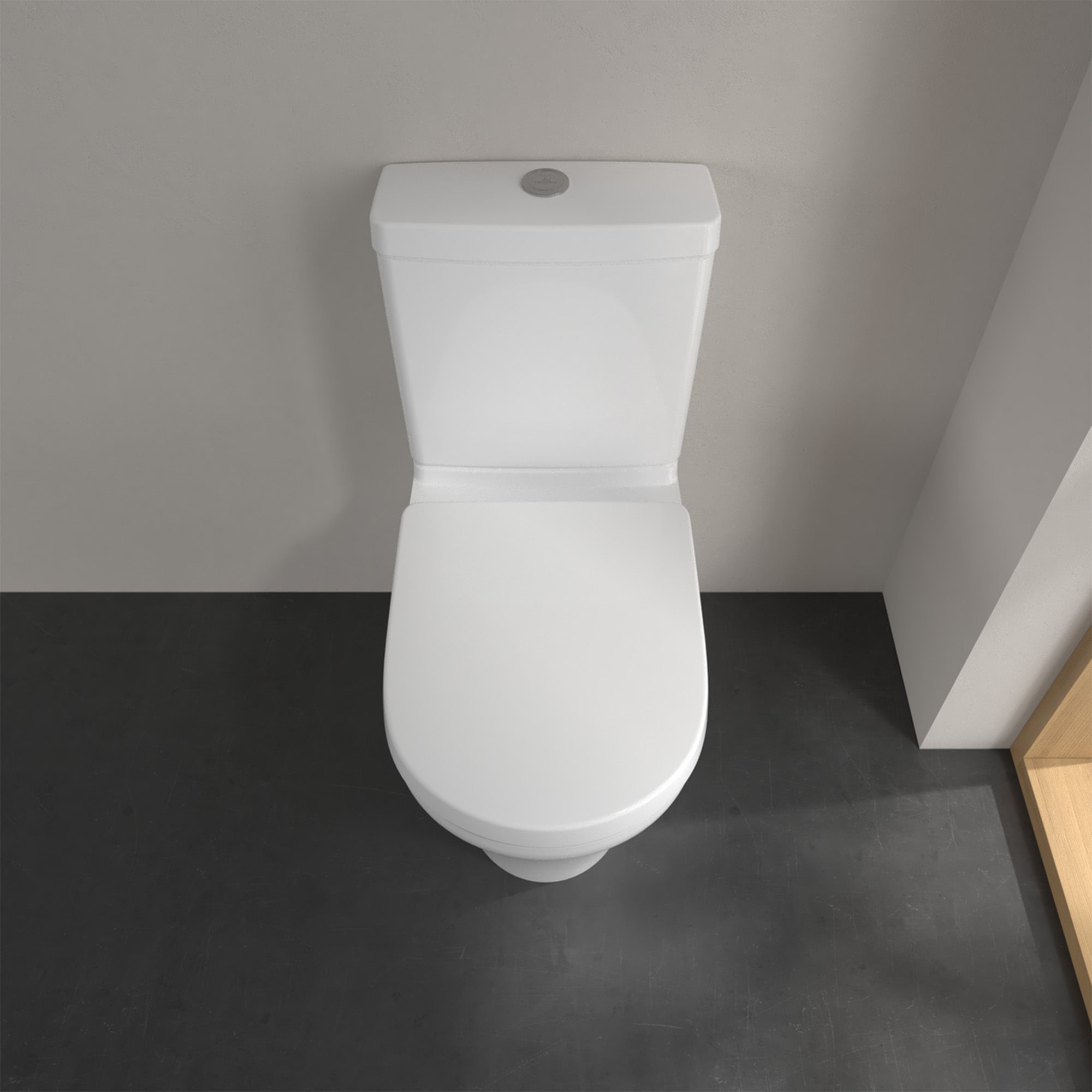 Villeroy & Boch O.novo Washdown Toilet Comfort Height - Close Coupled - White Alpin