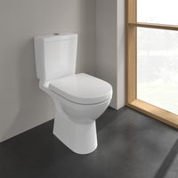 Villeroy & Boch O.novo Washdown Toilet - Close Coupled - White Alpin