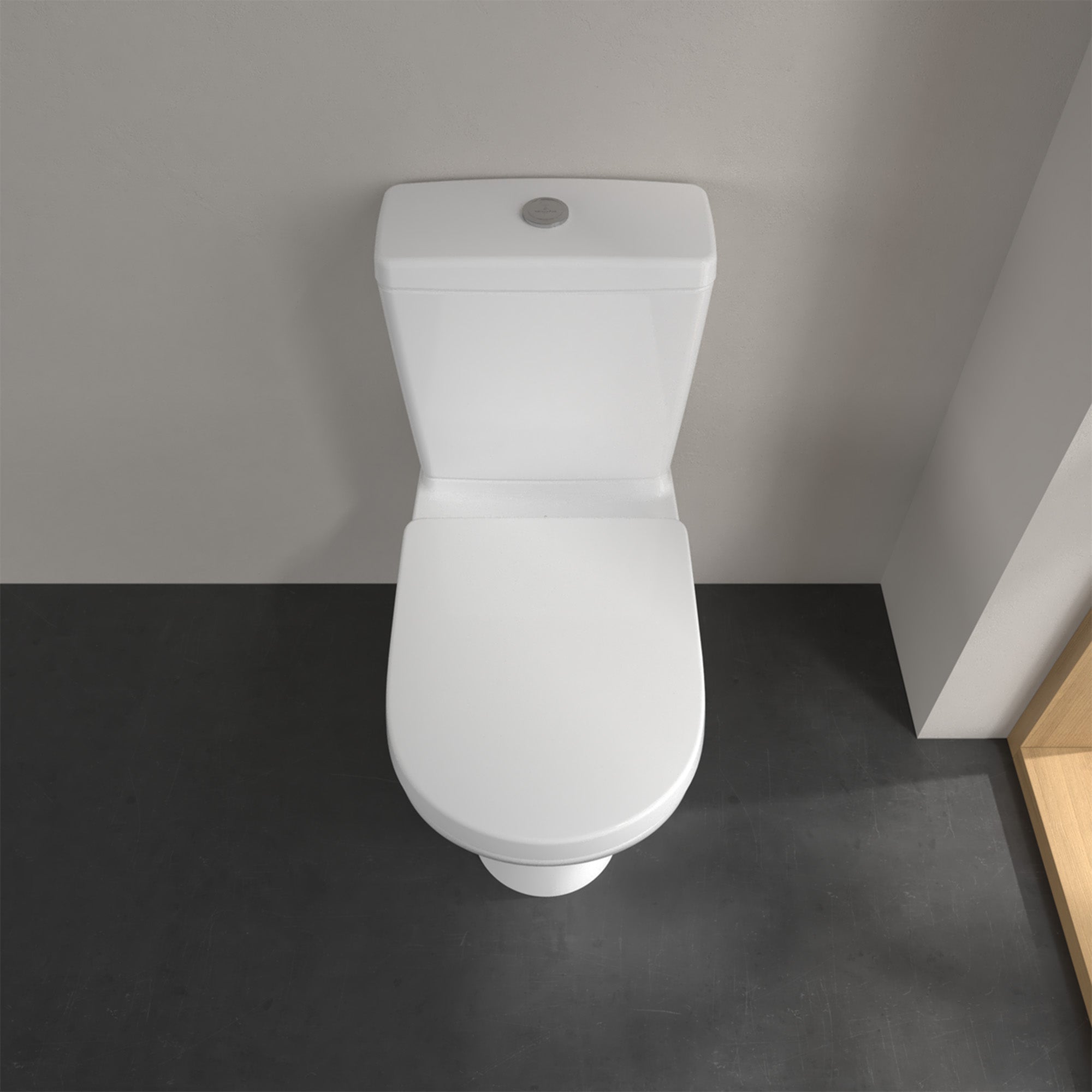 Villeroy & Boch O.novo Washdown Toilet - Close Coupled - White Alpin