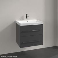 Villeroy & Boch Avento Vanity Unit, 2 Drawers - 580 x 514 x 452 mm