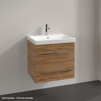 Villeroy & Boch Avento Vanity Unit, 2 Drawers - 580 x 514 x 452 mm