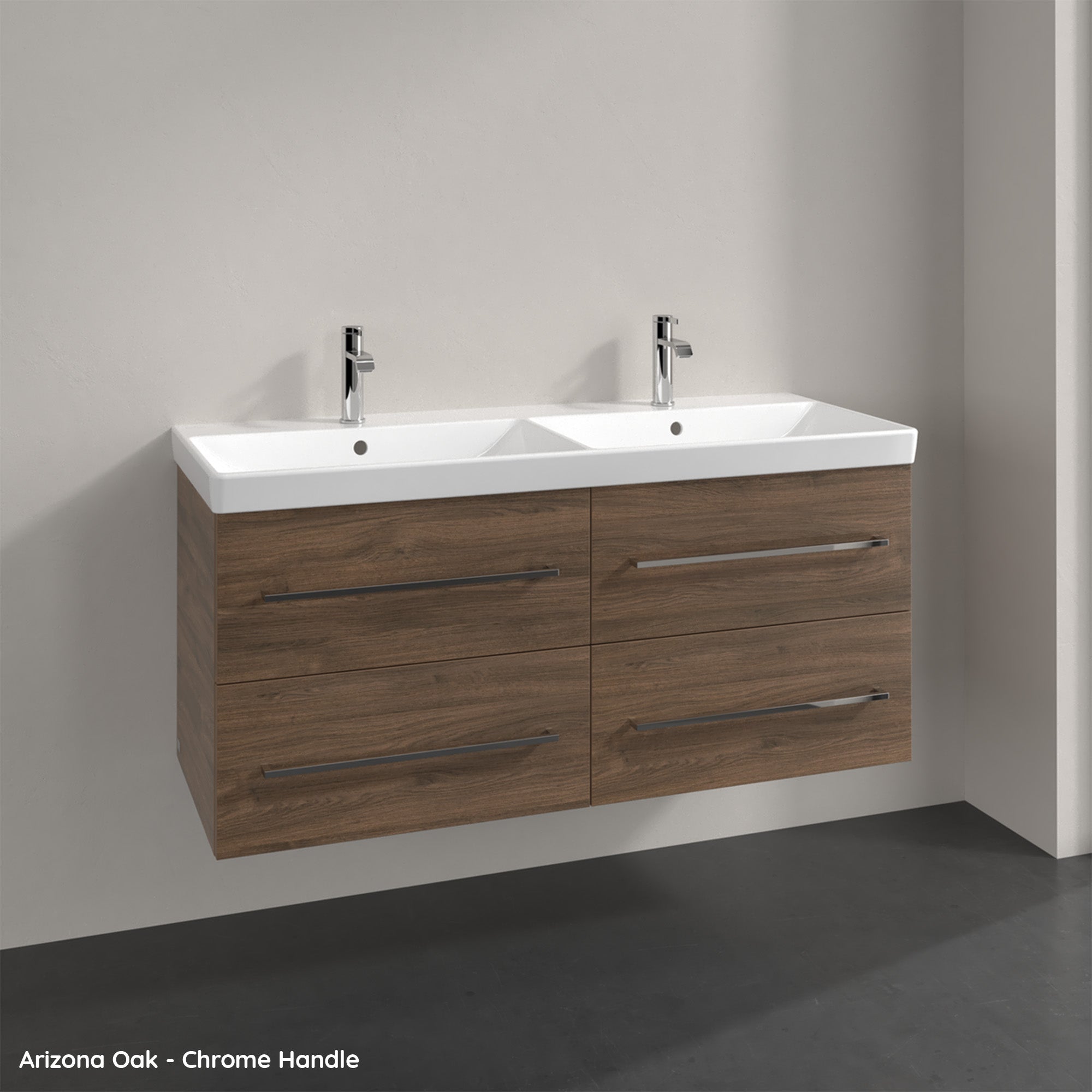 Villeroy & Boch Avento Vanity Unit, 4 Drawers - 1180 x 514 x 452 mm